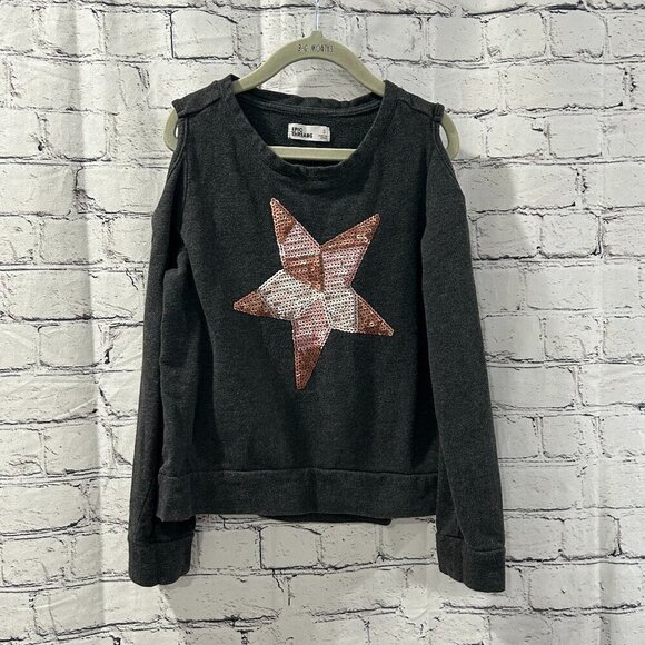 Girls Epic Threads cold shoulder sweatshirt Size S - Picture 1 of 3